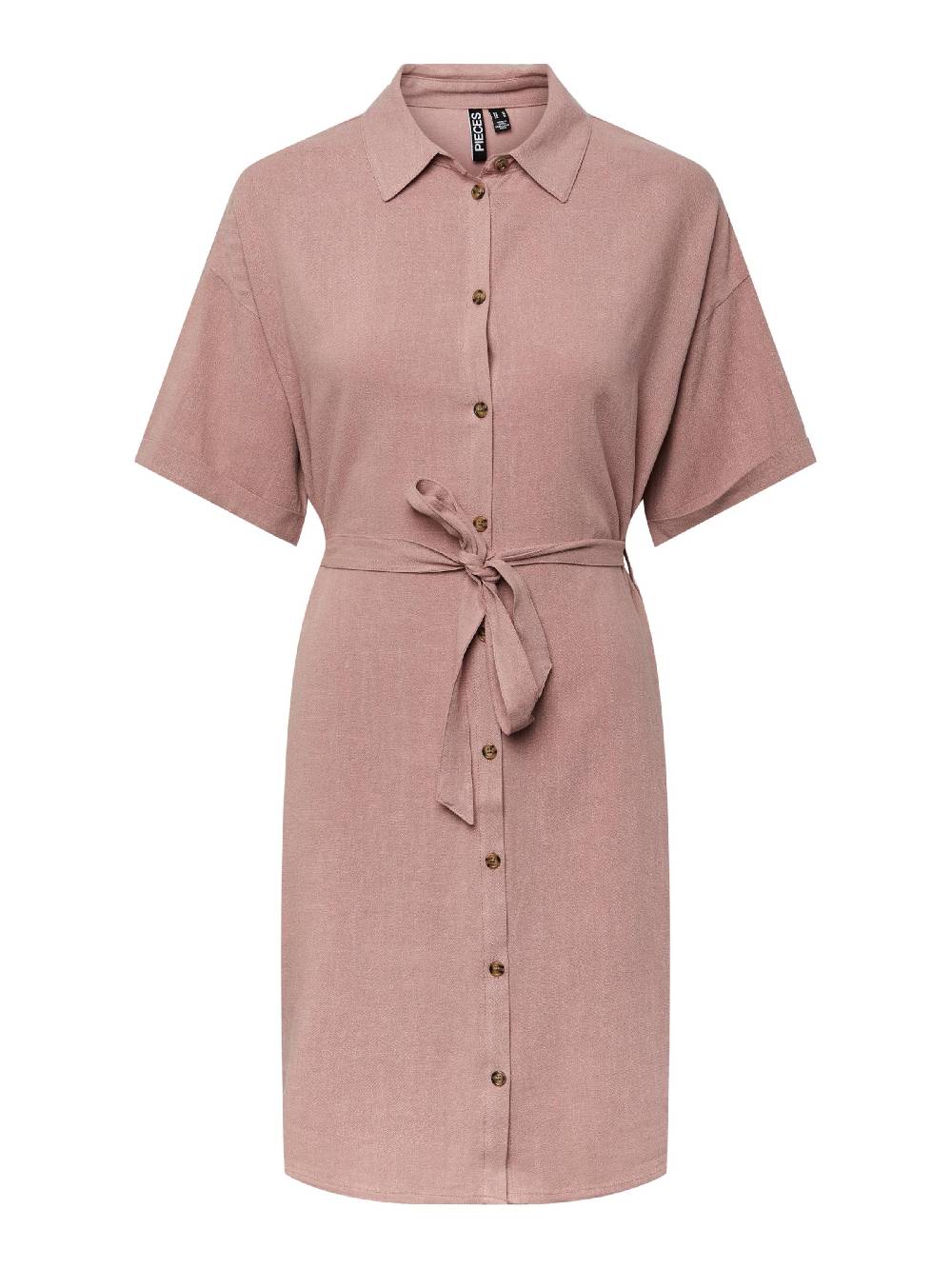 PIECES Shirt Dress 'Vinsty' in Dusky Pink Wochenangebot