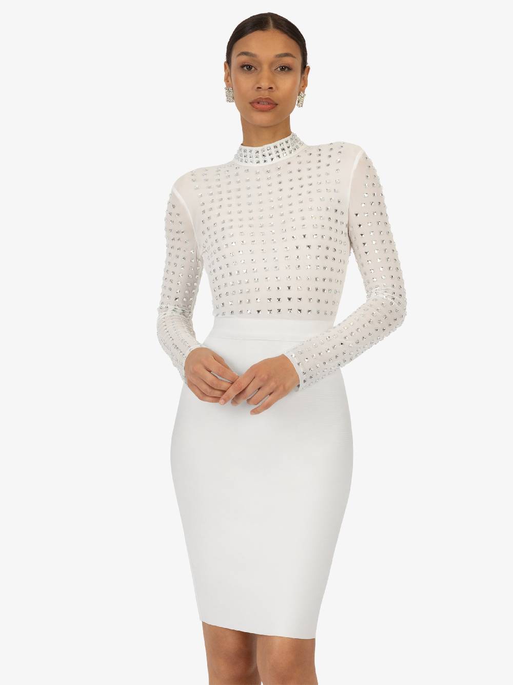 Kraimod Sheath Dress in White Begrenzt auf 3 Tage