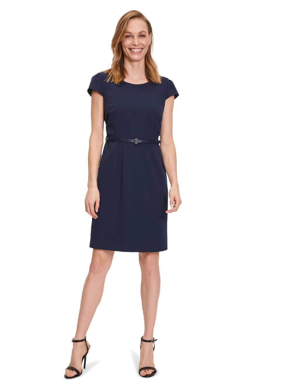 Betty & Co Sheath Dress in Marine Blue Speichern exportieren