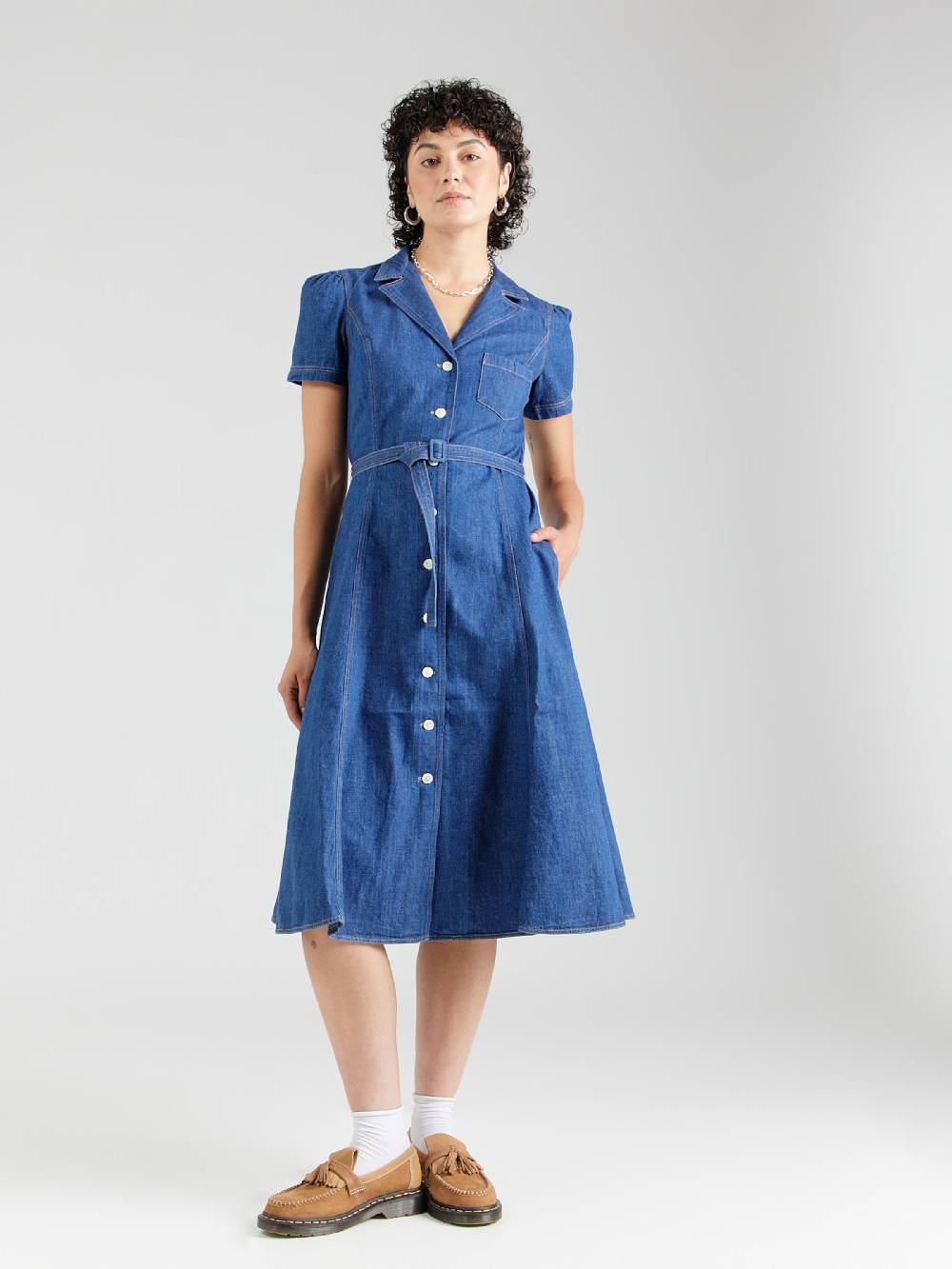Polo Ralph Lauren Dress 'HAMPTON' in Blue Denim Angebote