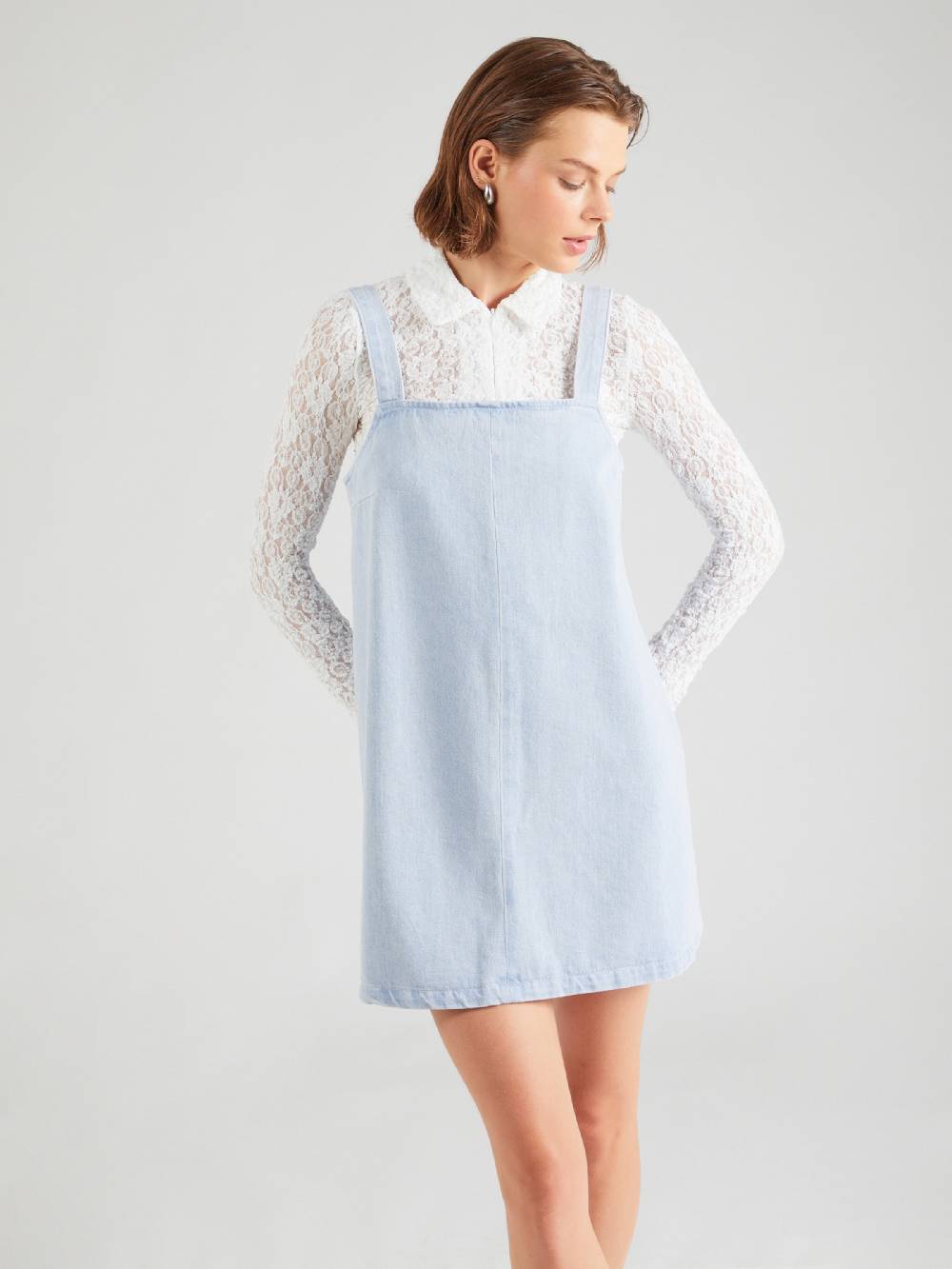 TOPSHOP Dress in Light Blue Black Friday