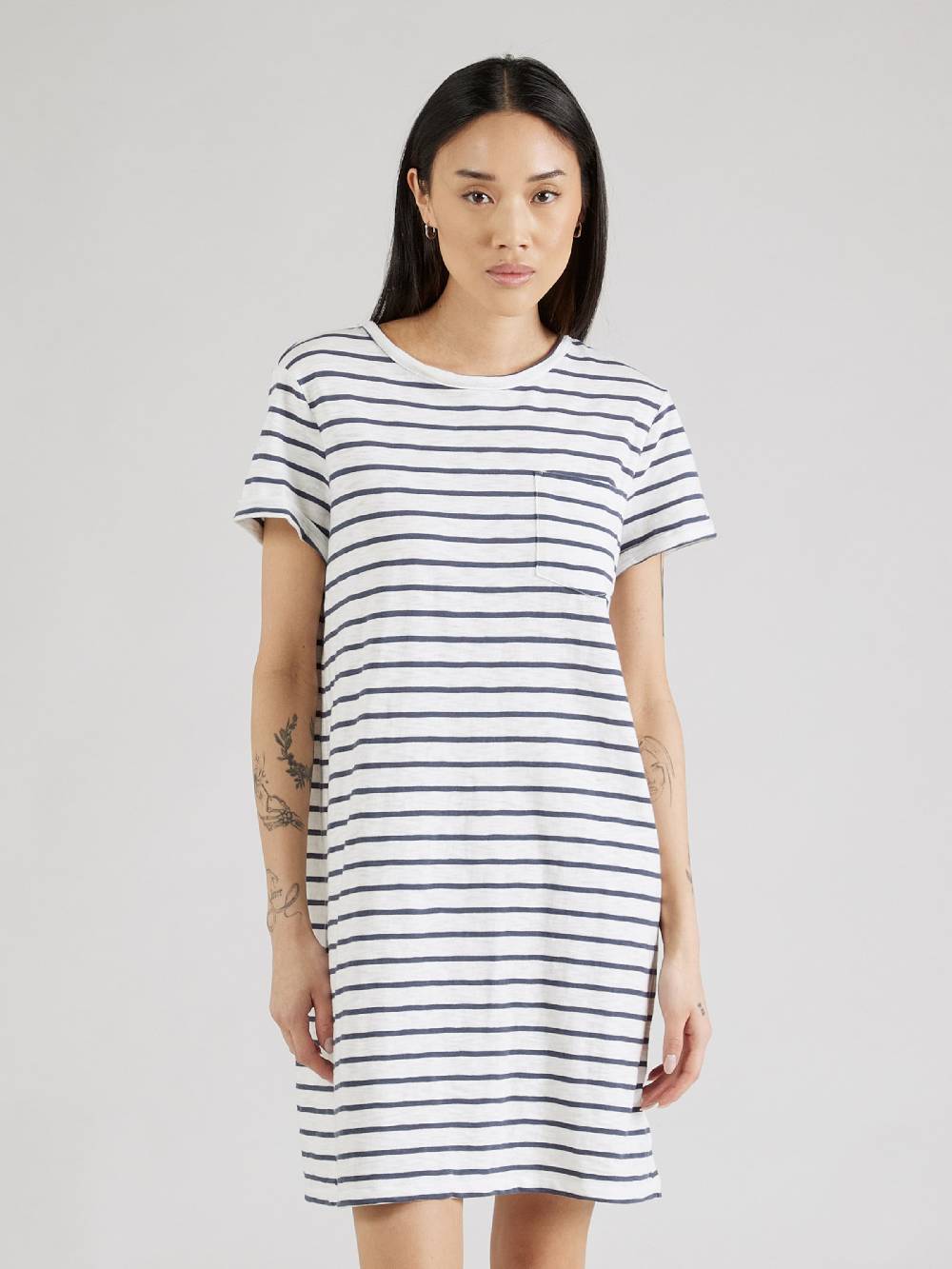 GAP Dress in Navy, Mottled White Valentinstagsangebot