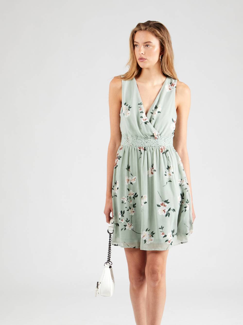 ABOUT YOU Dress 'Cindy' in Light Green, Mixed Colors Jubiläumsangebot