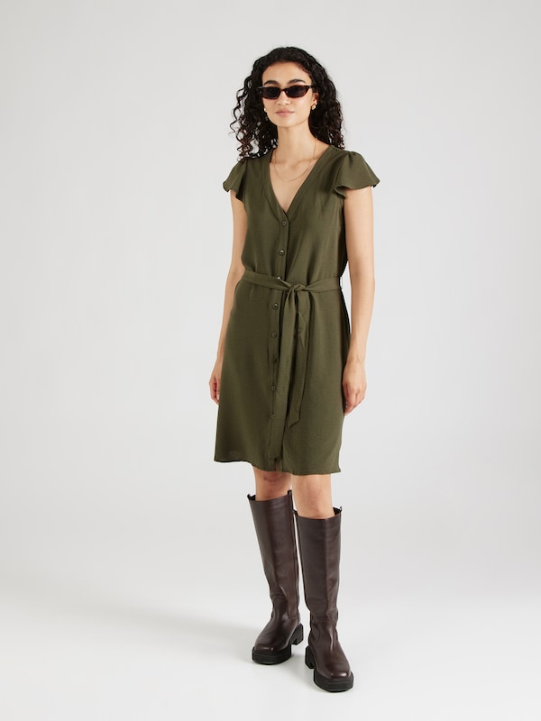 ABOUT YOU Dress 'Malin' in Khaki Blitzangebot