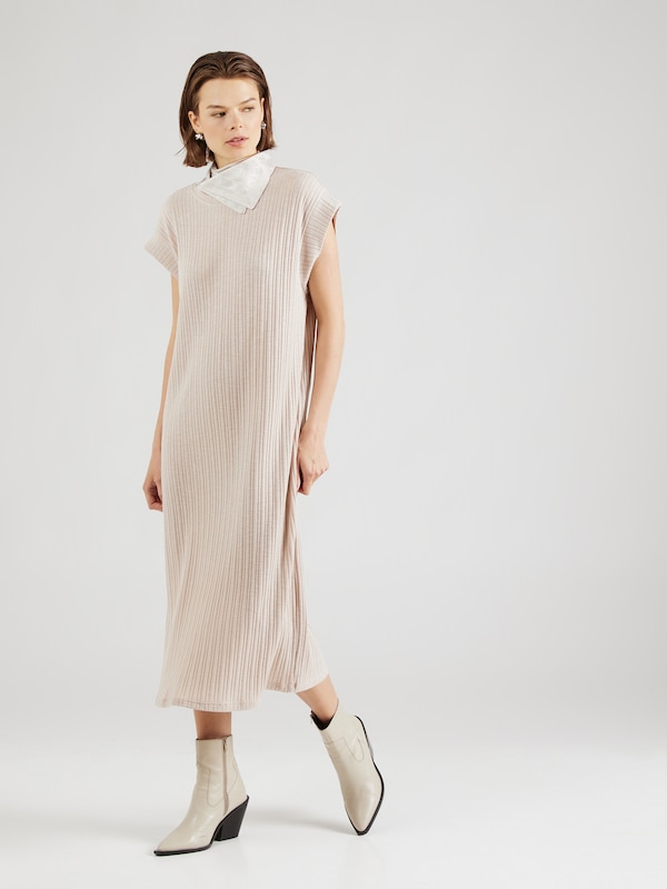 PIECES Knitted dress 'PCLENA' in Beige Tägliche Deals