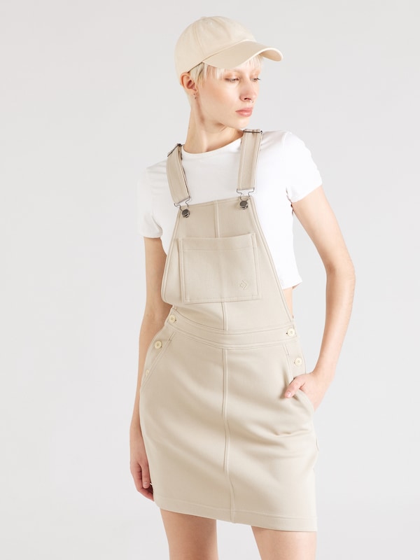 CONVERSE Overall Skirt 'Chevron Salopette' in Sand im Angebot