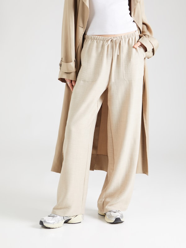 VERO MODA Loose fit Pants 'Melaney' in Beige Limitierter Zeitrabatt