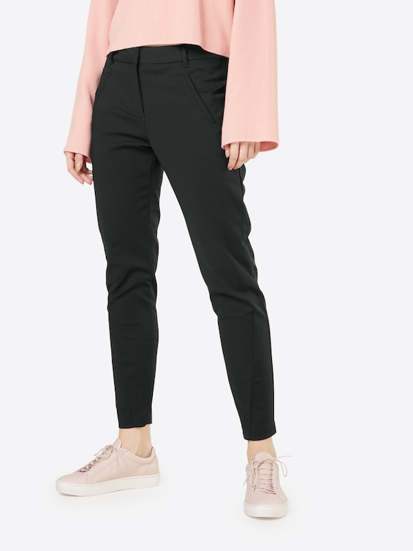 VERO MODA Tapered Pants 'VICTORIA' in Black Exklusivangebot