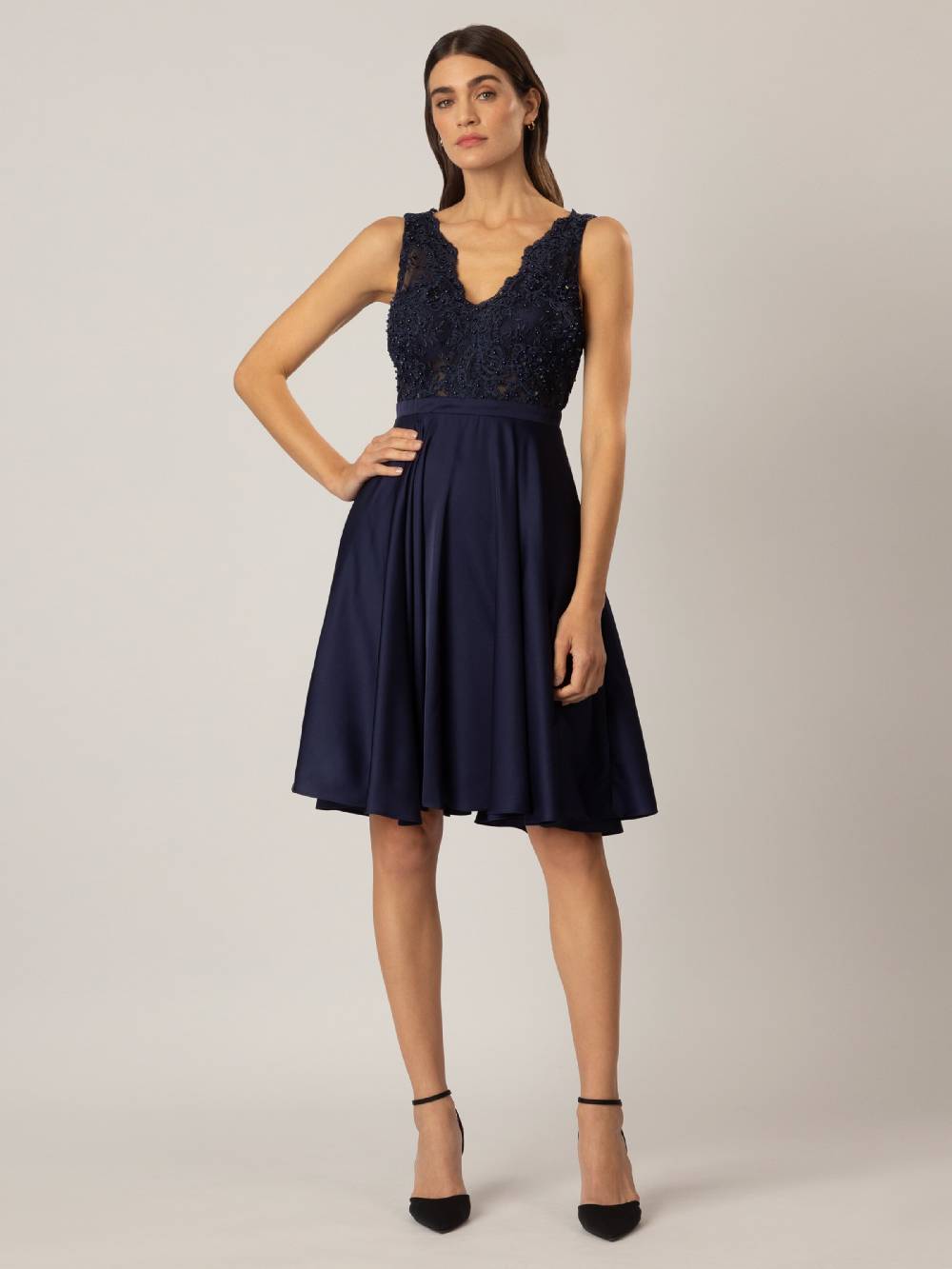 APART Cocktail Dress in Night Blue Riesige Rabatte