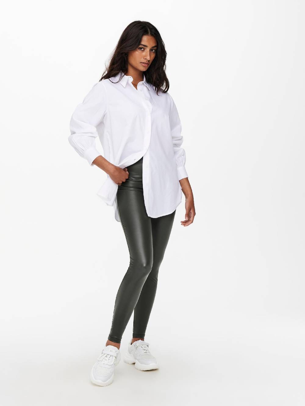 ONLY Skinny Leggings 'Cool' in Dark Grey Rabatt