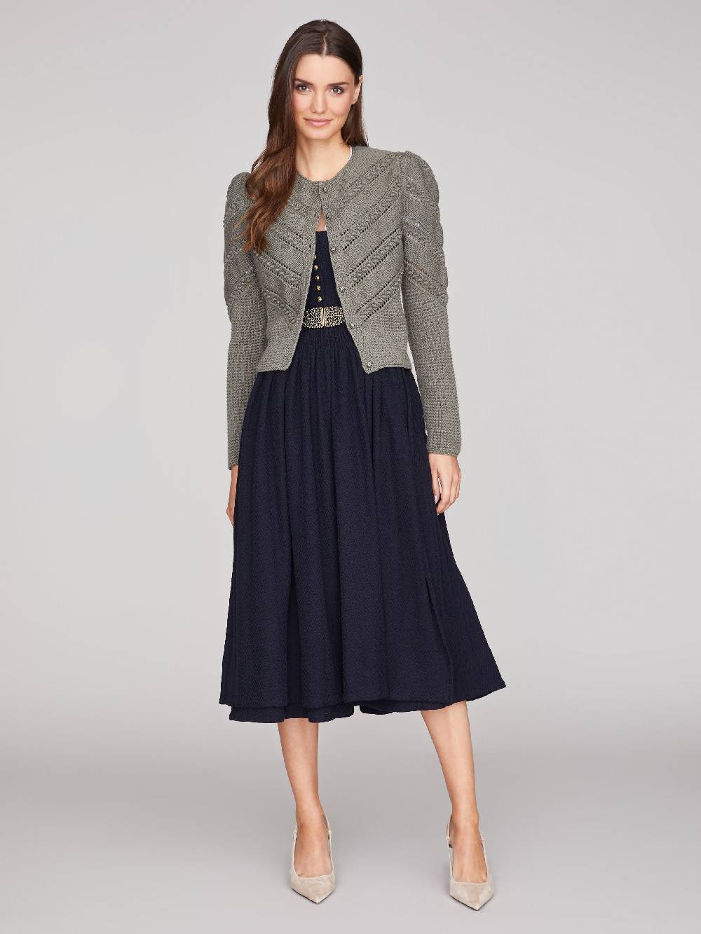 Limberry Nachtblaues Dirndl - MONIKA NACHTBLAU 50% Rabatt mit kostenlosem Versand