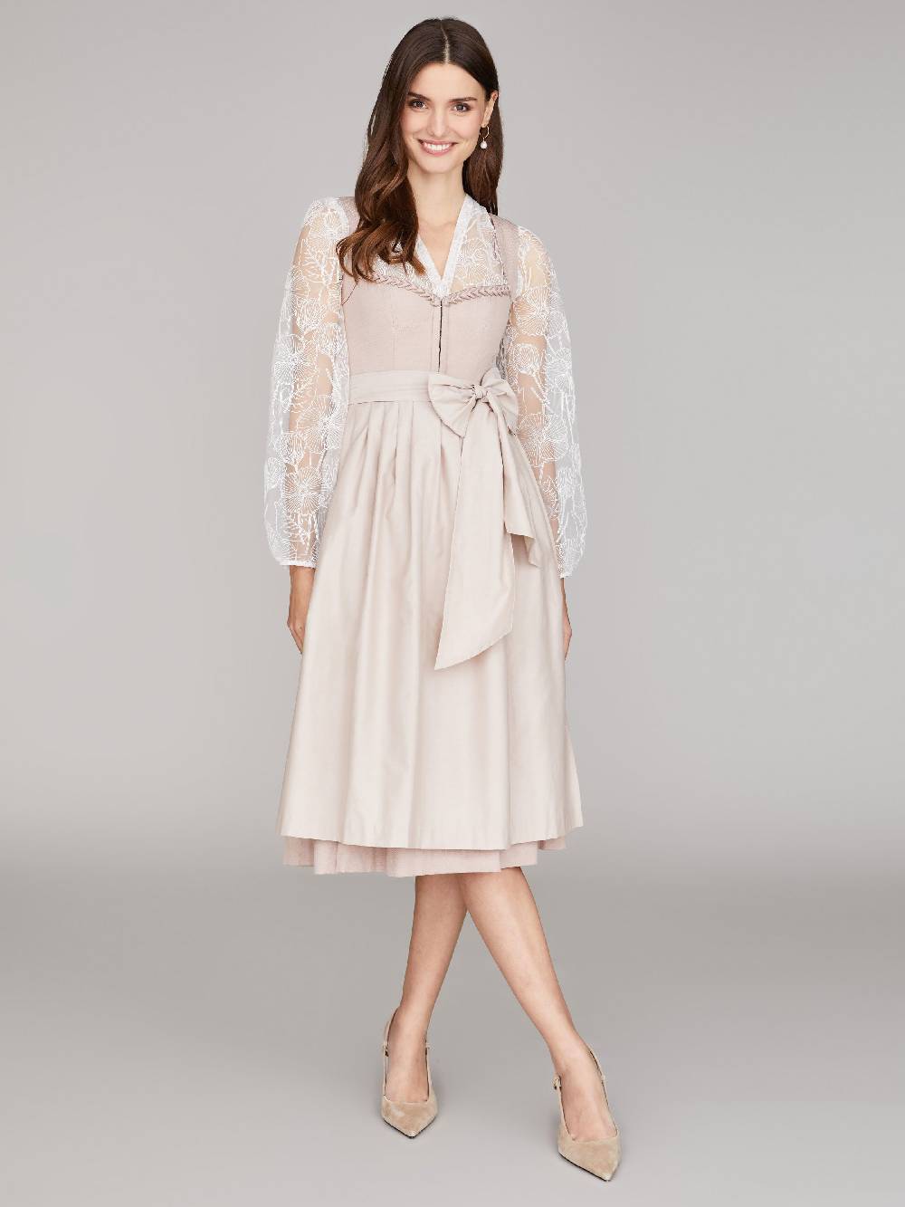 Limberry Weiße Spitzenbluse - LUNA BRIDAL FLOWER Speichern exportieren