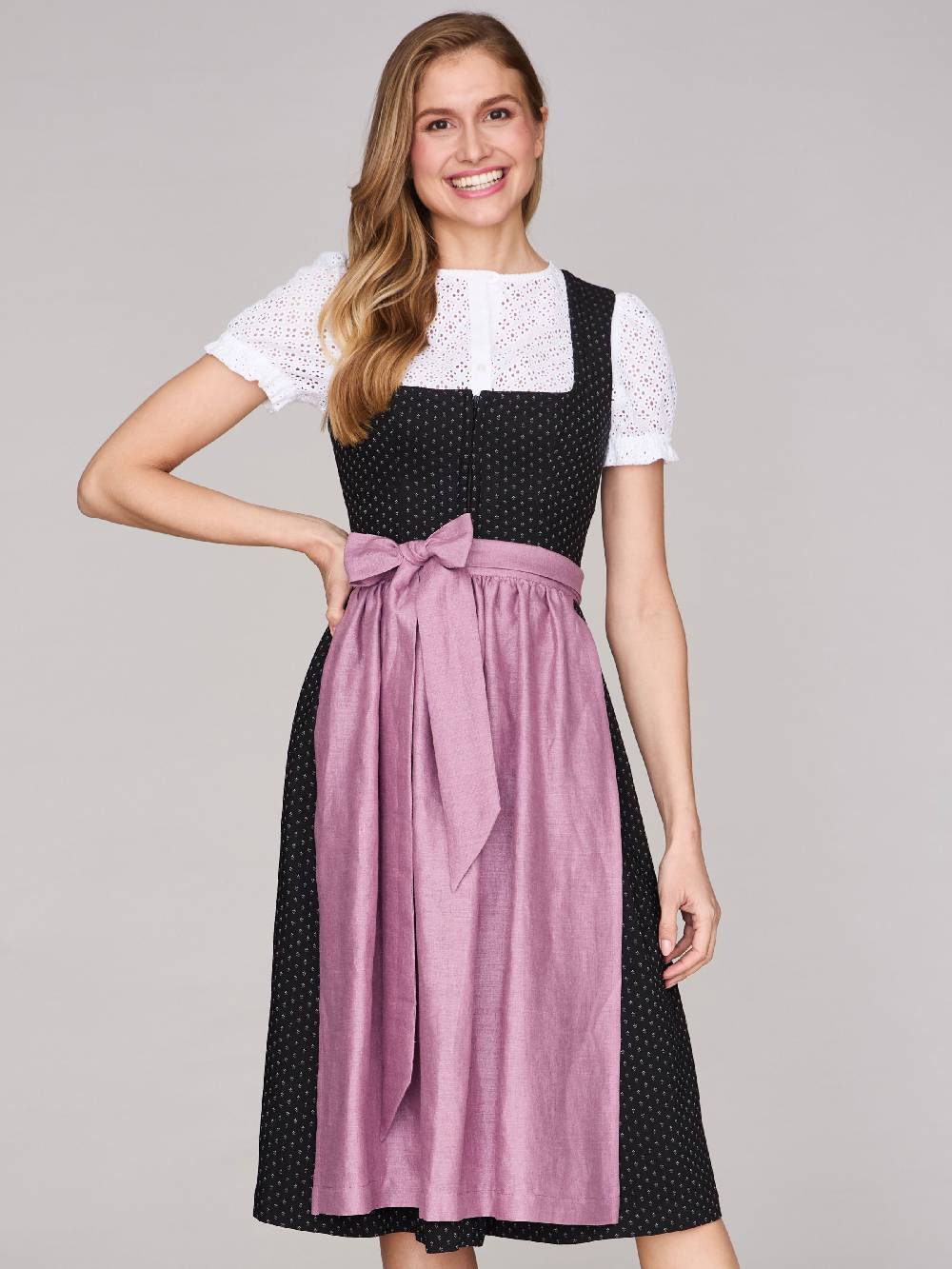 Limberry Hochgeschlossene Dirndlbluse - LOUISA 50% Rabatt für begrenzte Zeit