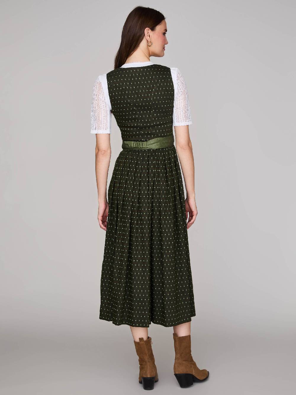 Limberry Grünes Dirndl mit Streublumenmuster - MONIKA JAGDGRÜN Meist gekauft