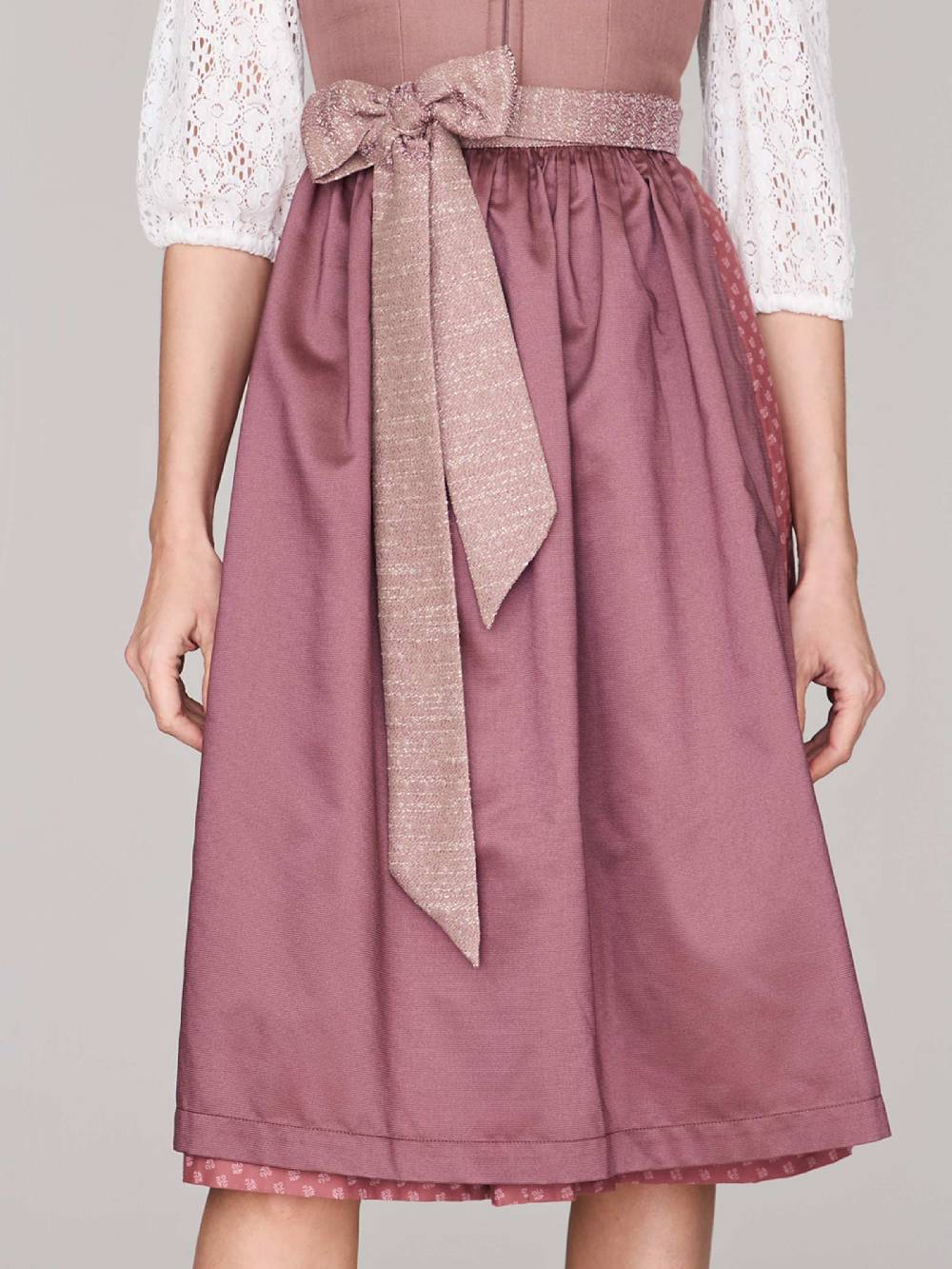 Limberry Rosa-farbenes Dirndl mit Leinen-Mieder - ADA DUSTY ROSEWOOD Sonderangebot