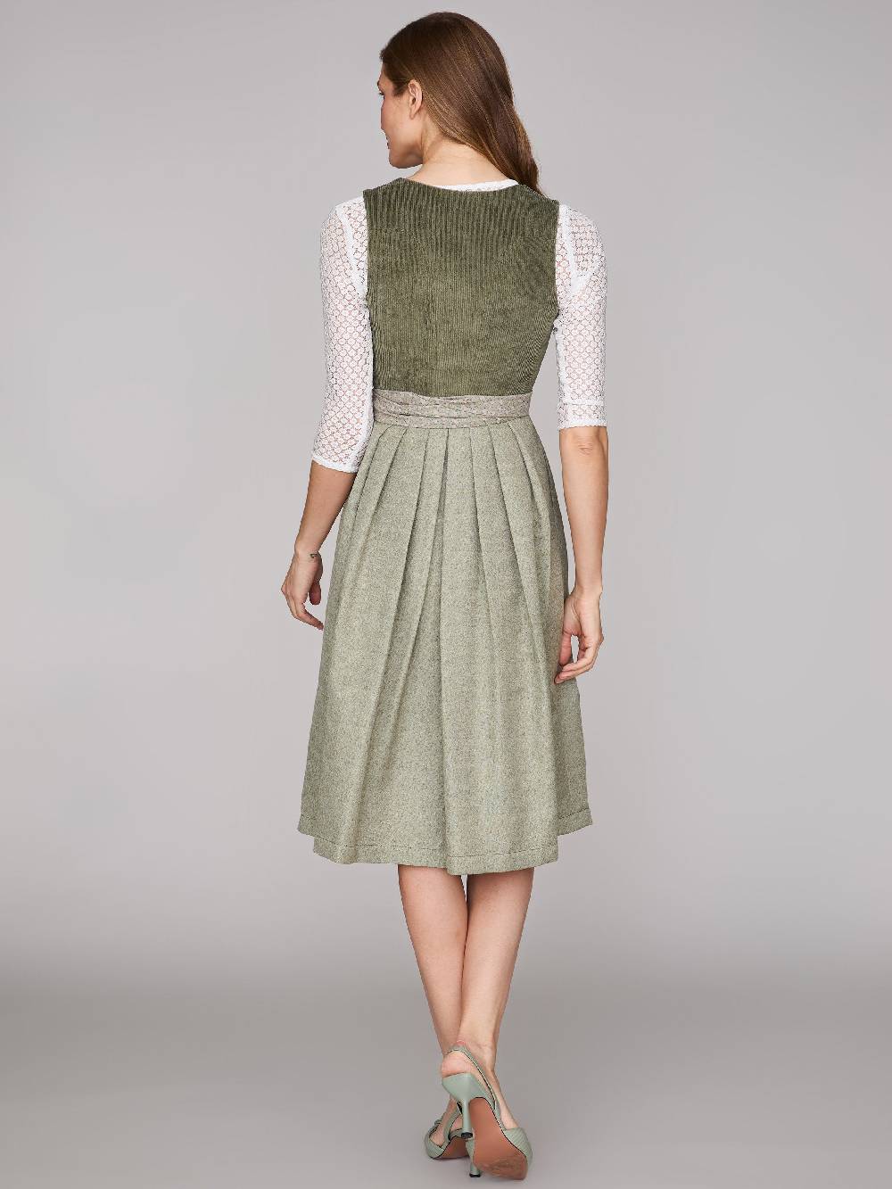 Limberry Grünes Dirndl mit Cord-Mieder - TIA KALAMATA GREEN Exklusivangebot