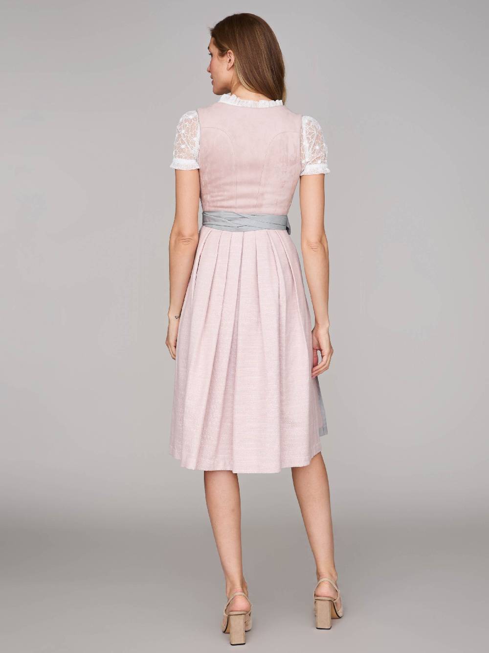 Limberry Rosé-farbenes Dirndl mit Velours-Mieder - ISOBEL VINTAGE ROSE Neuheiten