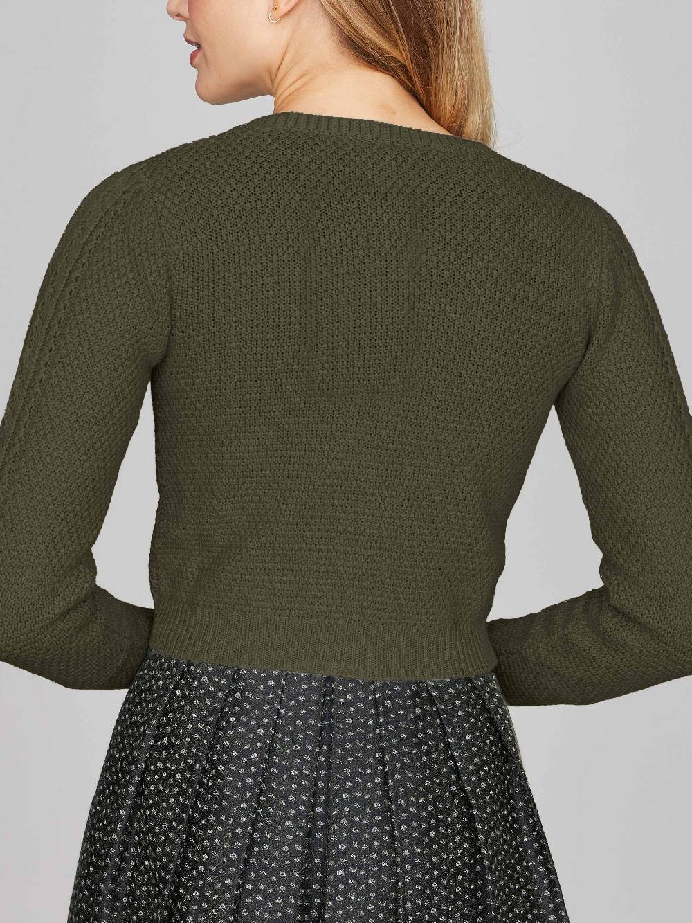 Limberry Olivgrüne Strickjacke - EVI Tägliche Deals