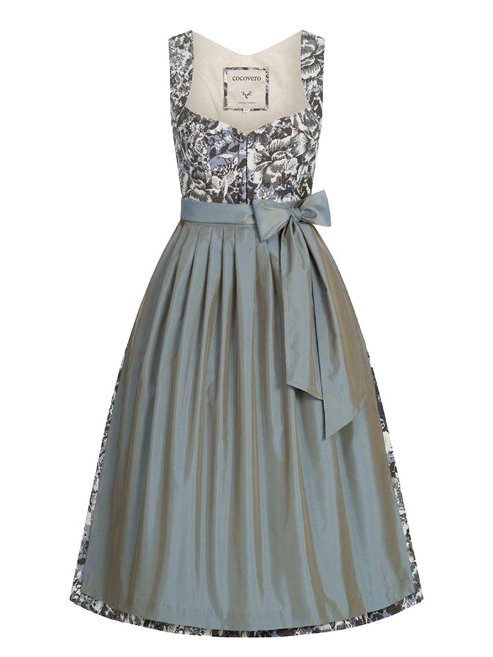 Limberry Dirndl mit floralem Allover Muster - ANNELIE BLUE FLOWER Sonderangebote