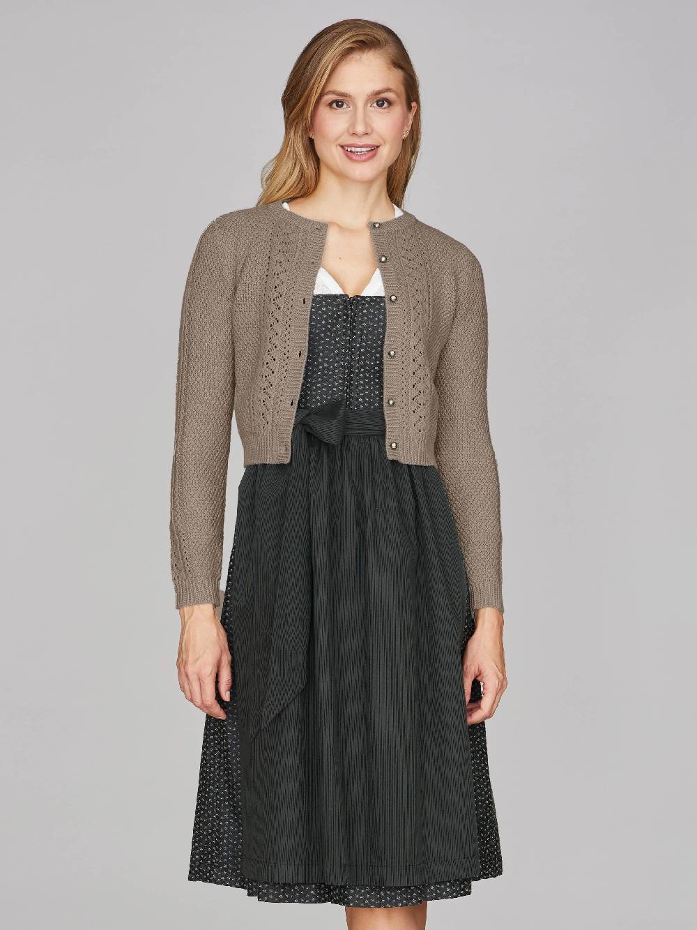 Limberry Strickjacke in dunklem Beige - EVI Riesige Ersparnisse