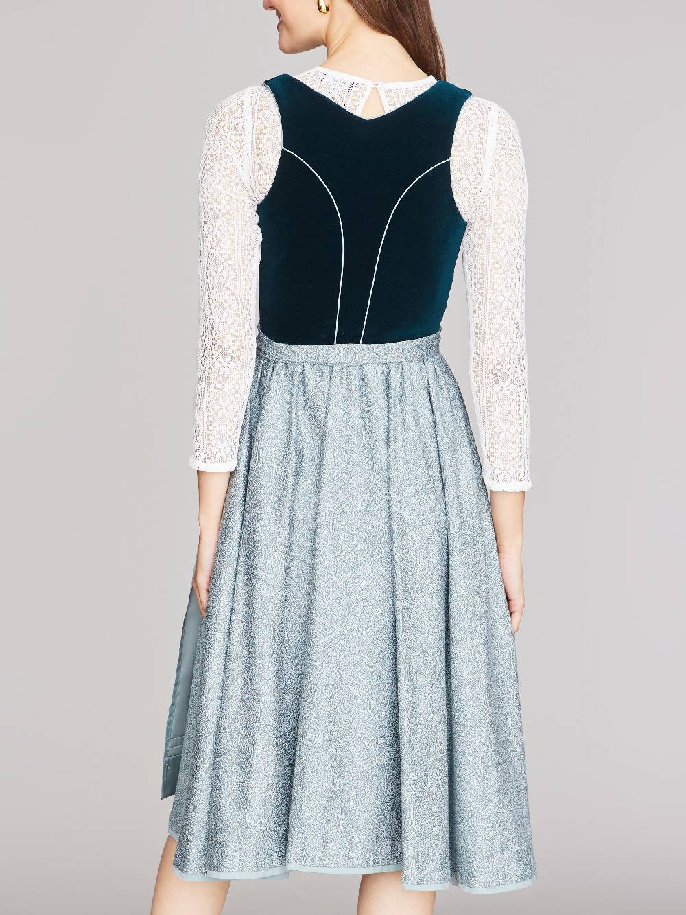 Limberry Mintfarbenes Dirndl mit Samt-Mieder - MIMI Letzte 3 Tage