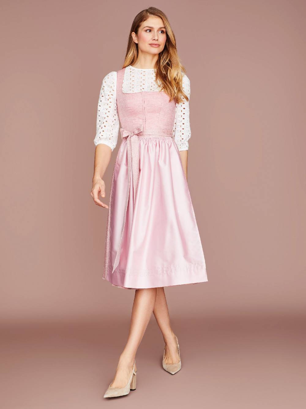 Limberry Pinkes Dirndl mit Leinen-Mieder - ANNA PINK JETZT KAUFEN