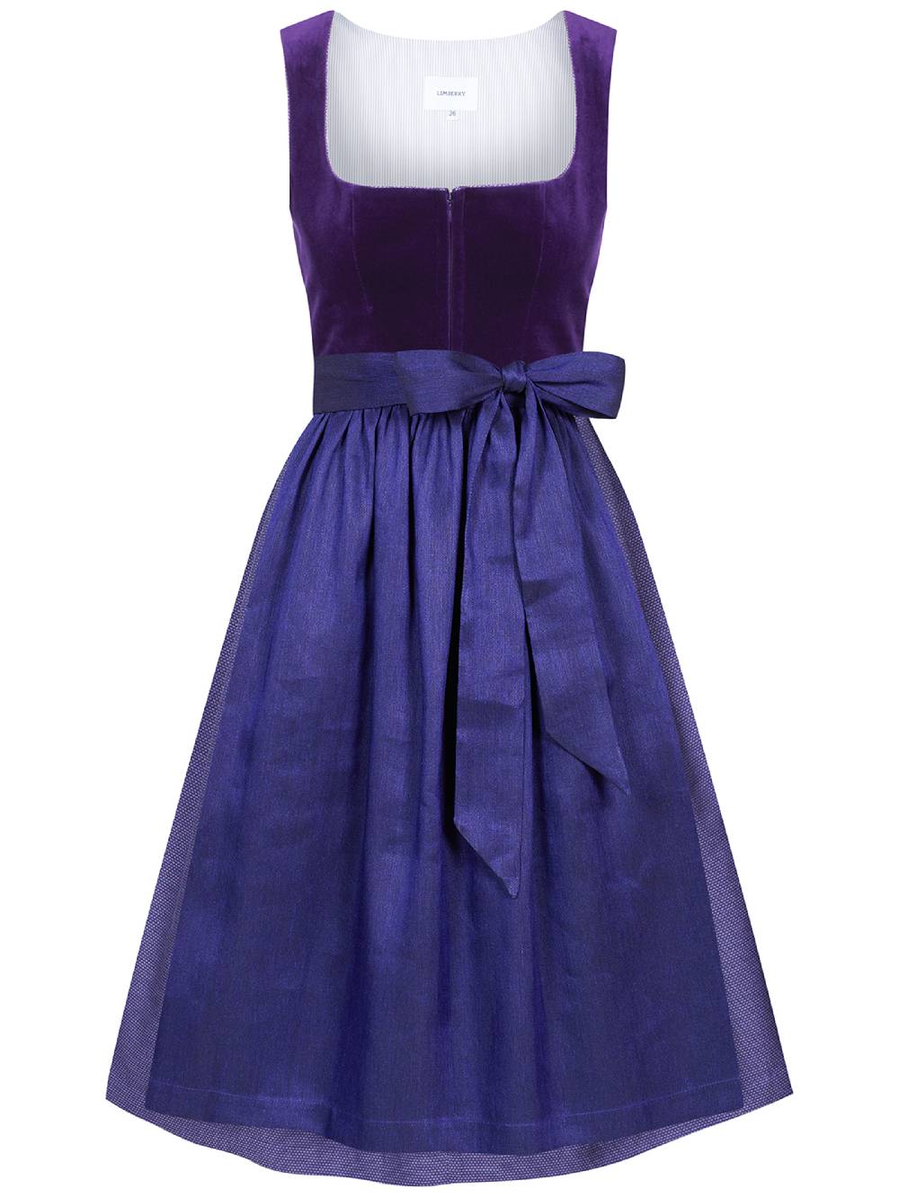 Limberry Lila-farbenes Dirndl mit Samt-Mieder - SOFIA PURPLE VELVET Bis zu 65% Rabatt