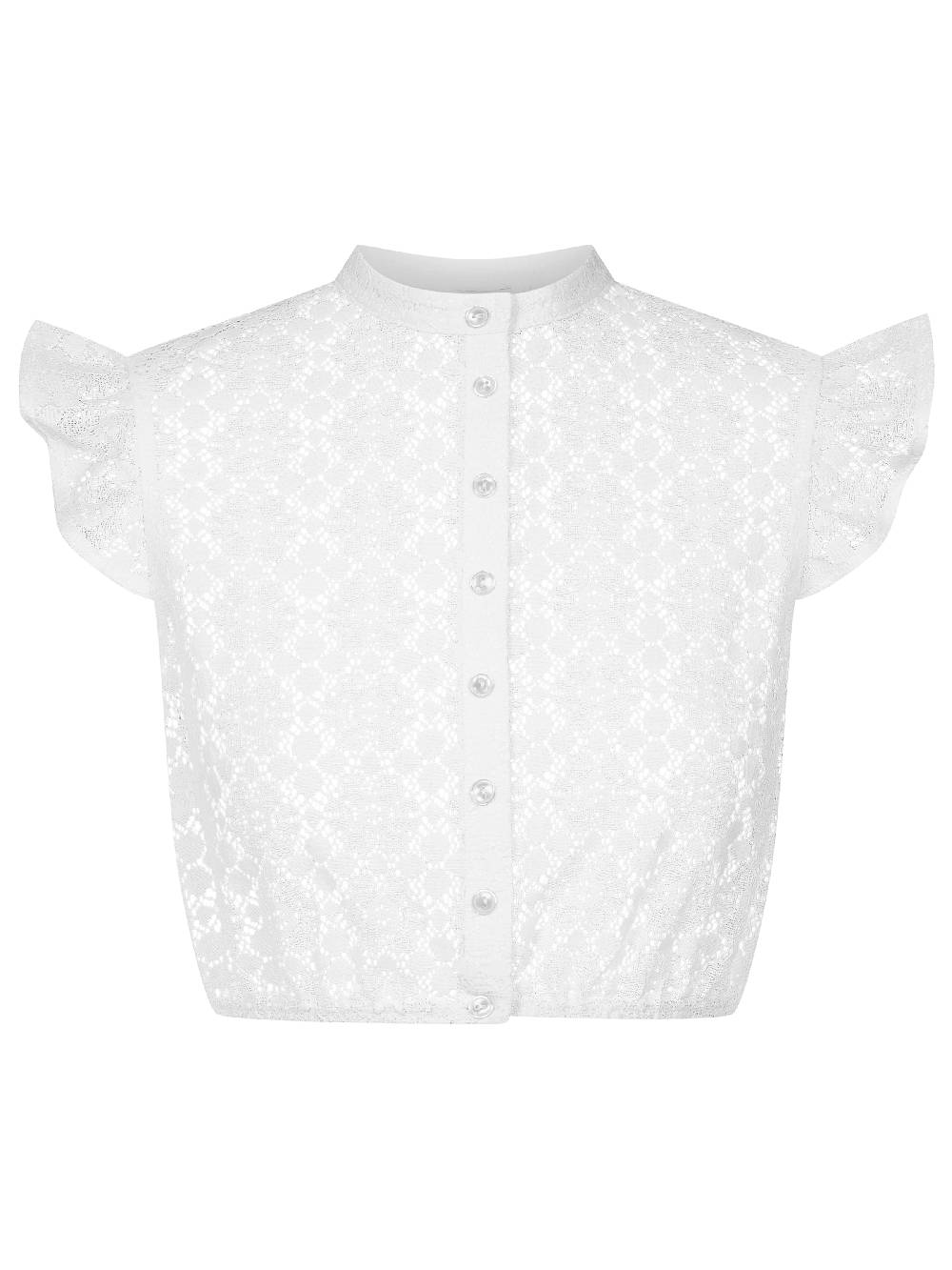 Limberry Hochgeschlossene Dirndlbluse mit Flügelarm - MILANA Discount Store für neue Produkte