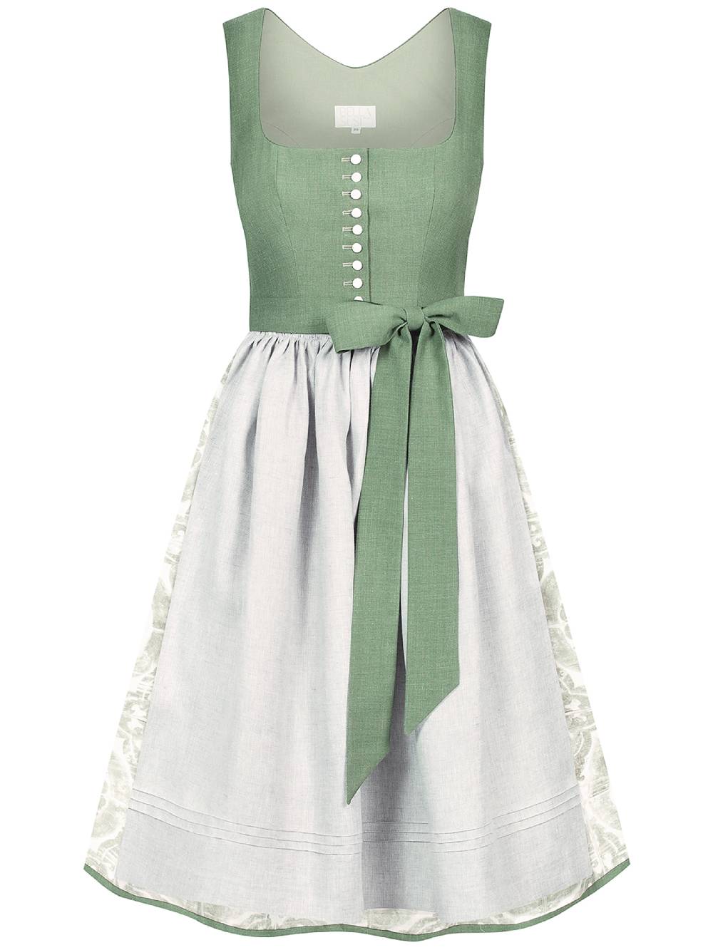 Limberry Grünes Dirndl mit Knöpfen - CAROLINE Nur noch ein Tag übrig