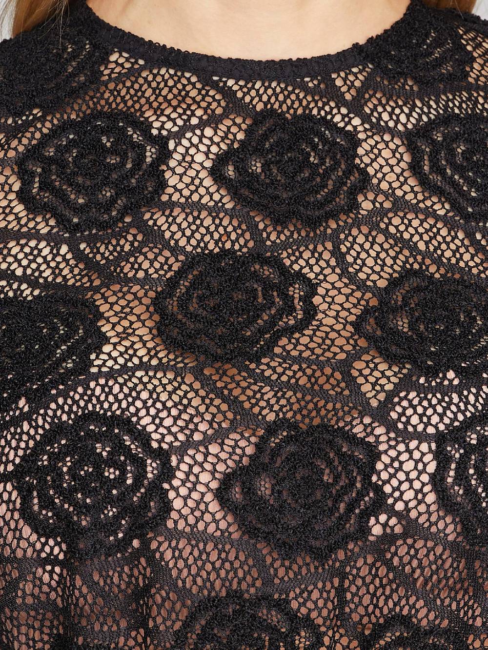 Limberry Schwarze hochgeschlossene Dirndlbluse - TIANA Rabatte dieses Monats