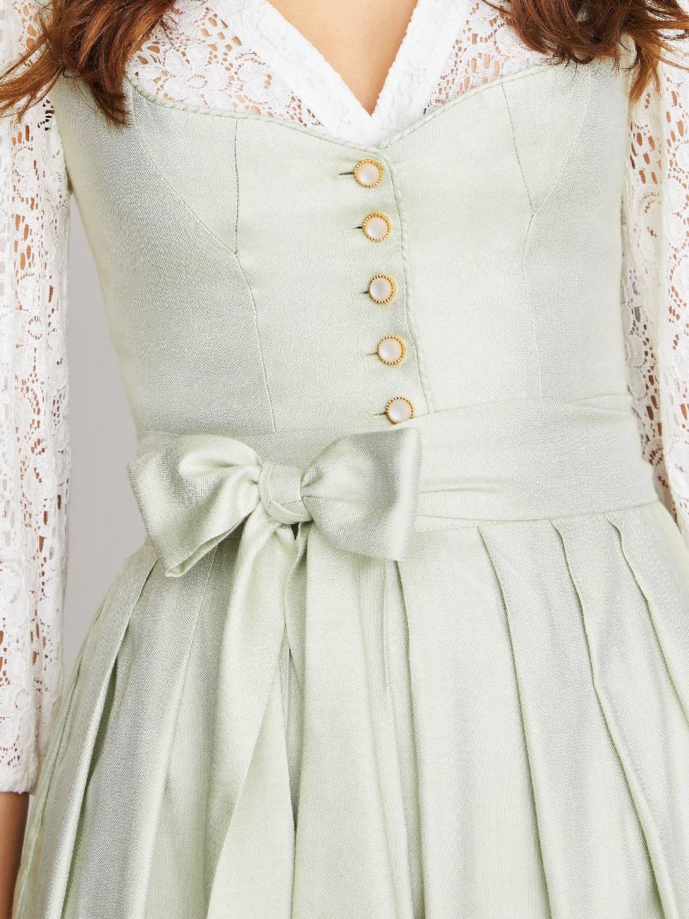 Limberry Salbeigrünes Dirndl im Monochrome-Look - LUNA SALBEI Zeitlich begrenztes Angebot