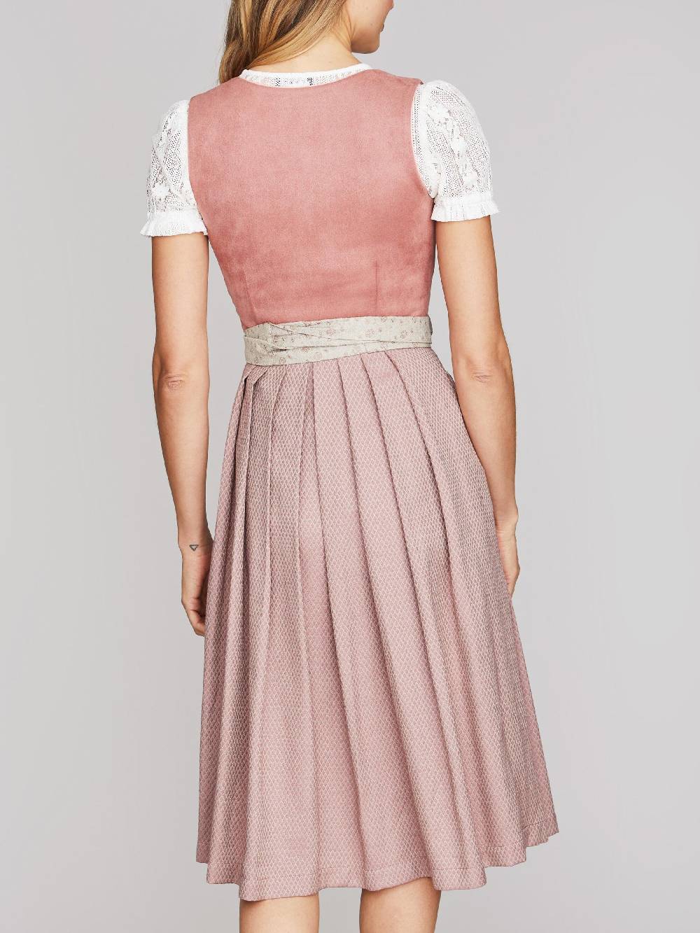 Limberry Rosa-farbenes Dirndl mit Velours-Mieder - JULIE DUSTY ROSE Bestseller