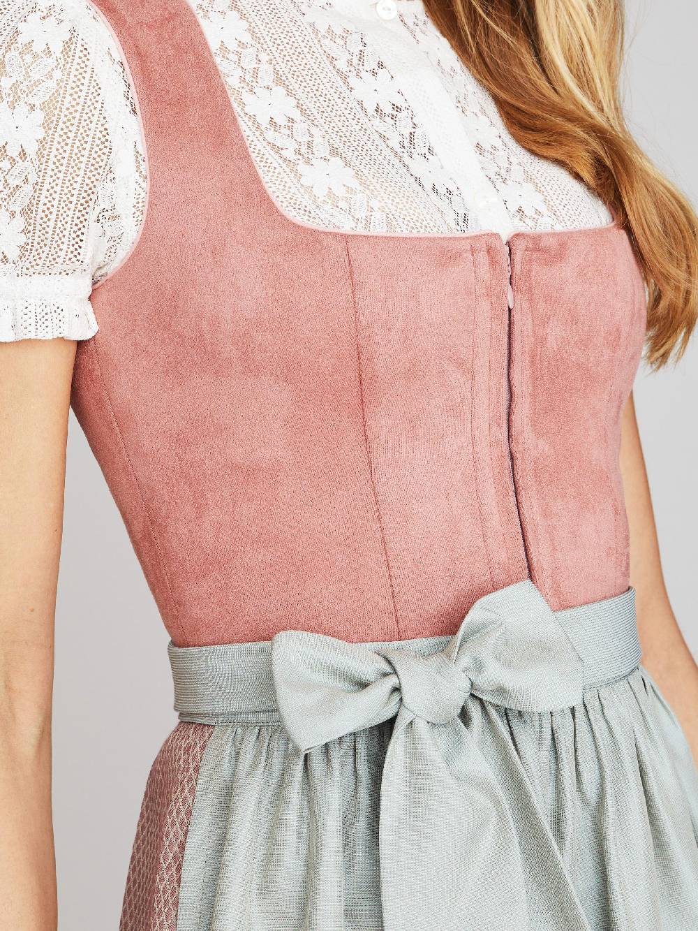 Limberry Rosa-farbenes Dirndl mit Velours-Mieder - JULIE DUSTY ROSE Bestseller