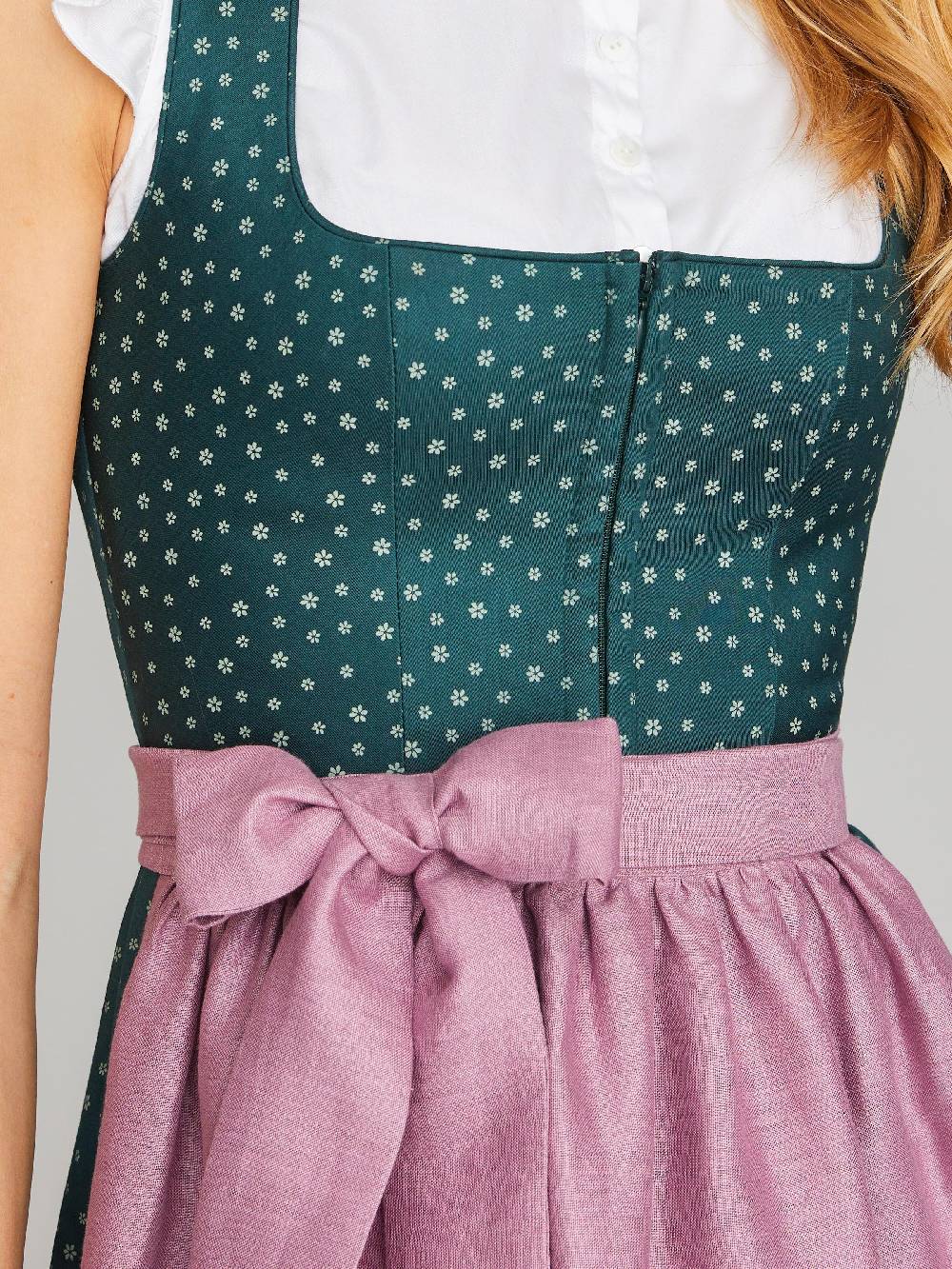 Limberry Grünes Waschdirndl mit Streublumen - OPHELIA EMERALD Tägliche Deals