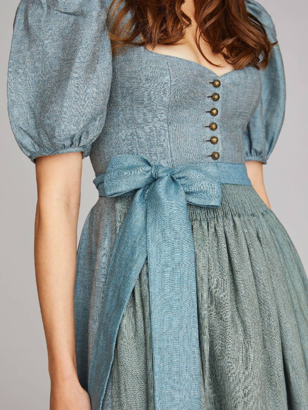 Limberry Blaues Dirndl mit Ärmeln - LINA ARONA BLUE VIP-Rabatte