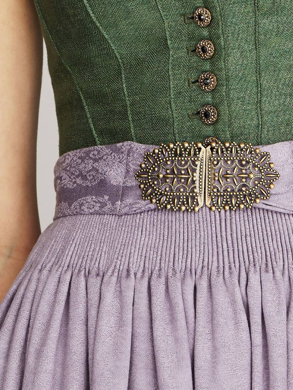 Limberry Kleegrünes Dirndl aus Leinen - ANNABELLE KLEEGRÜN Nur für heute