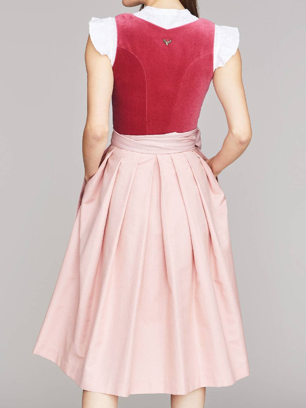 Limberry Pinkes Dirndl mit Samt-Mieder - JANNI VELVET TULIP Discount Store für neue Produkte