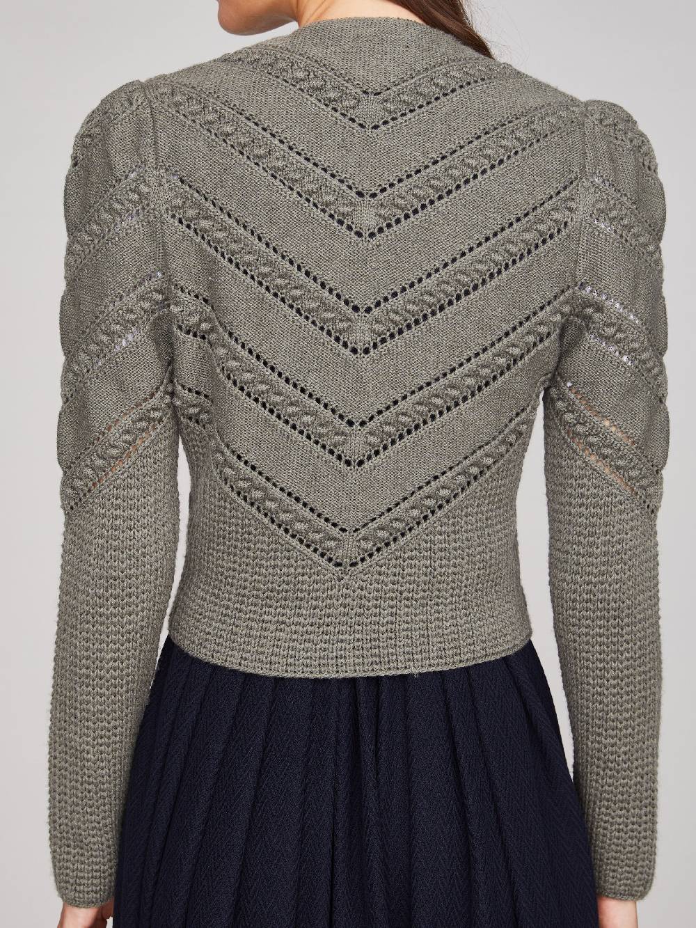 Limberry Thymian-grüne Strickjacke - OPHELIA THYMIAN zollfrei