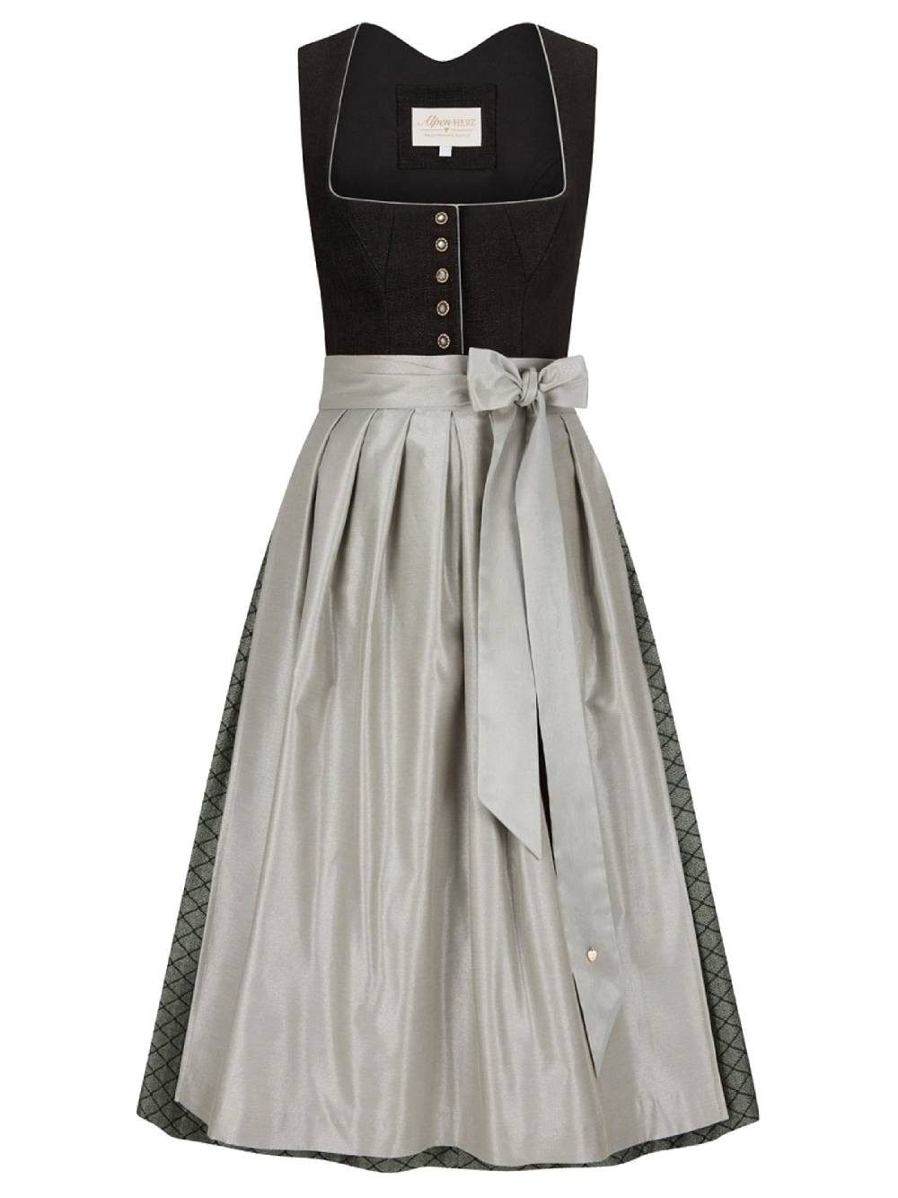 Limberry Schwarzes Dirndl mit Knöpfen - FRAUKE Günstiger Verkauf