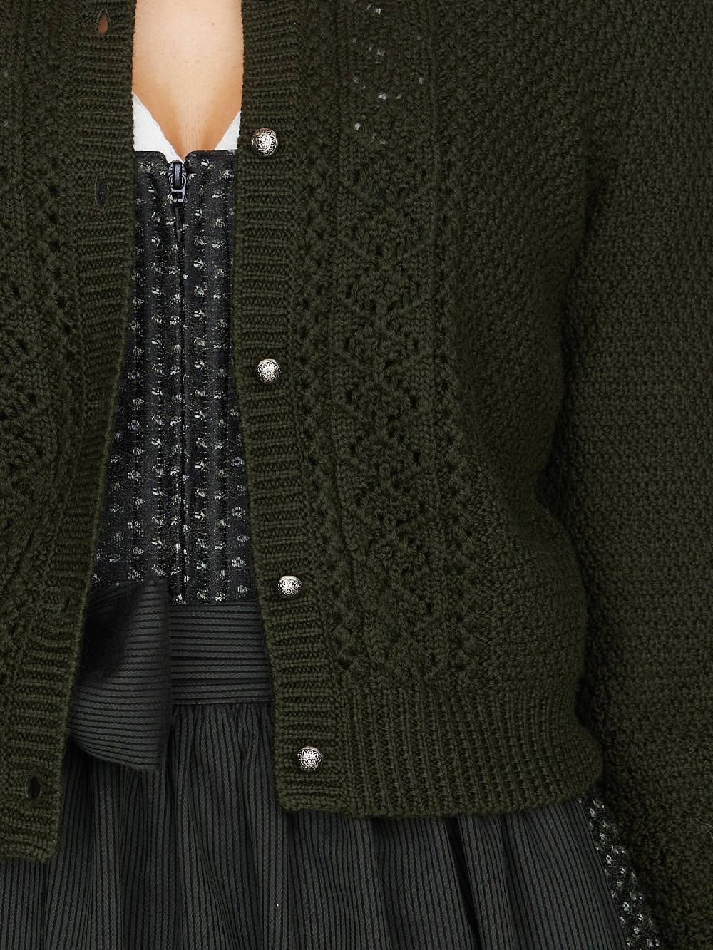 Limberry Waldgrüne Strickjacke - EVI Preisnachlass