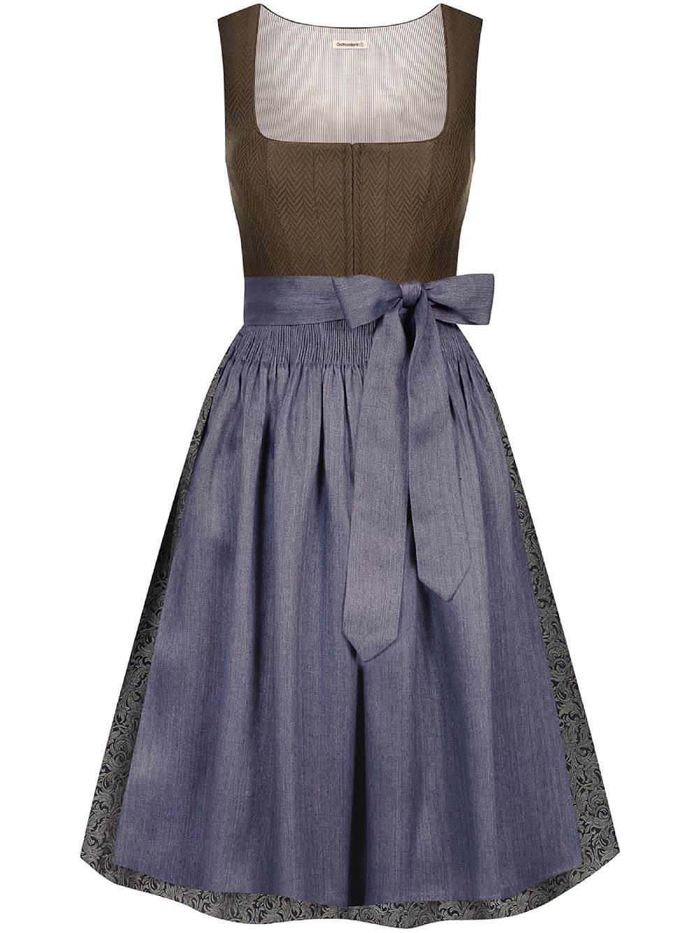 Limberry Olivfarbenes Dirndl - ANTONIA OLIV-ANTHRAZIT Saisonschlussverkauf