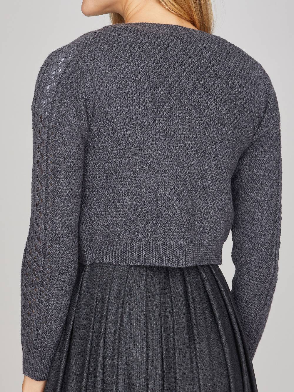 Limberry Steingraue Strickjacke - EVI Black Friday
