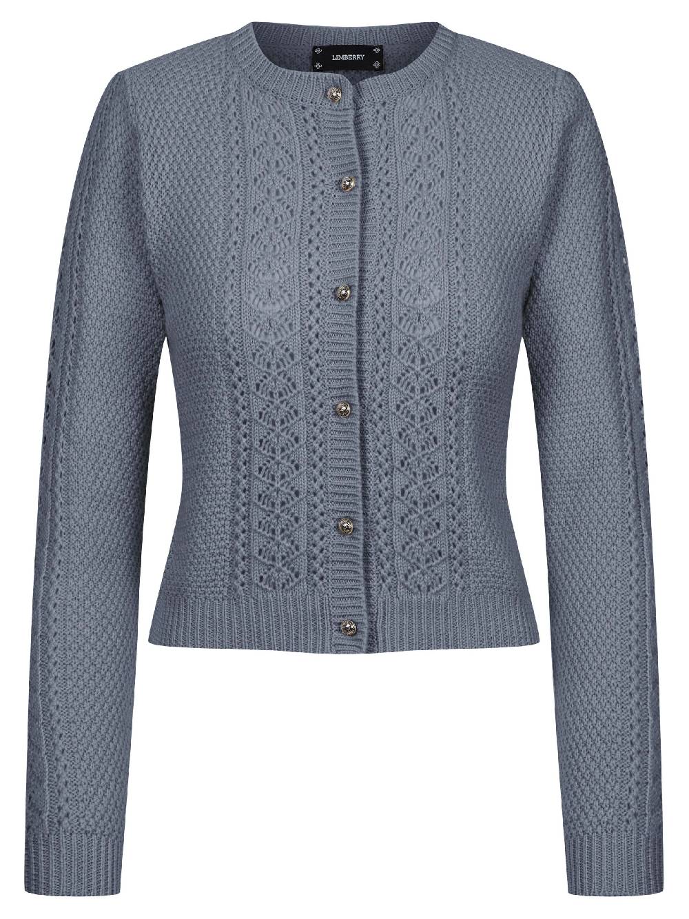 Limberry Rauchblaue Strickjacke - EVI Cyber Monday