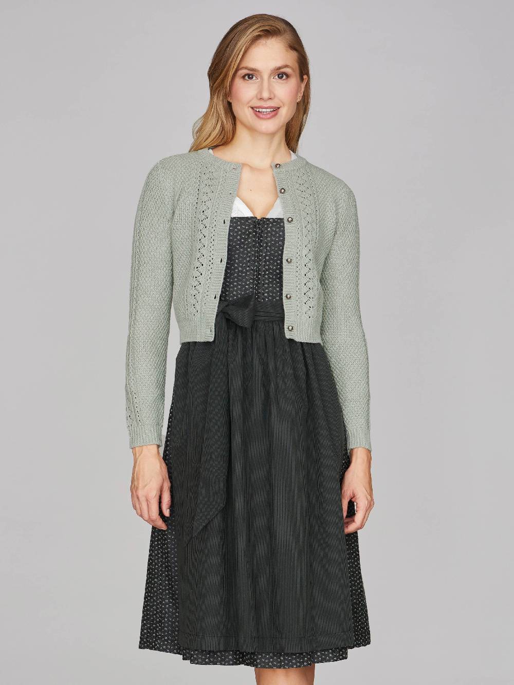 Limberry Salbeigrüne Strickjacke - EVI Muttertagsangebot