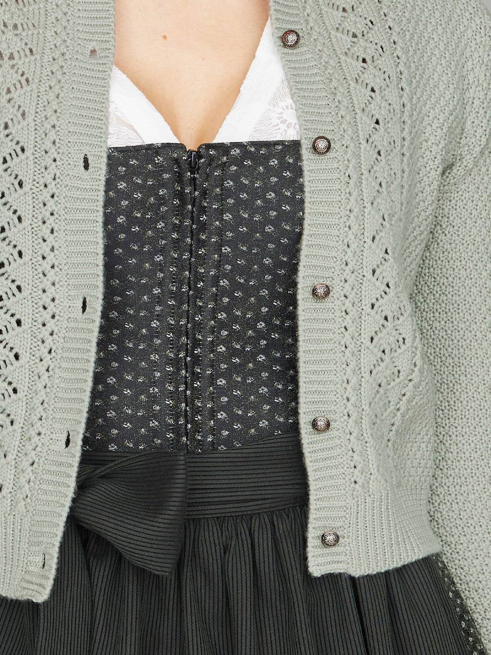Limberry Salbeigrüne Strickjacke - EVI Muttertagsangebot