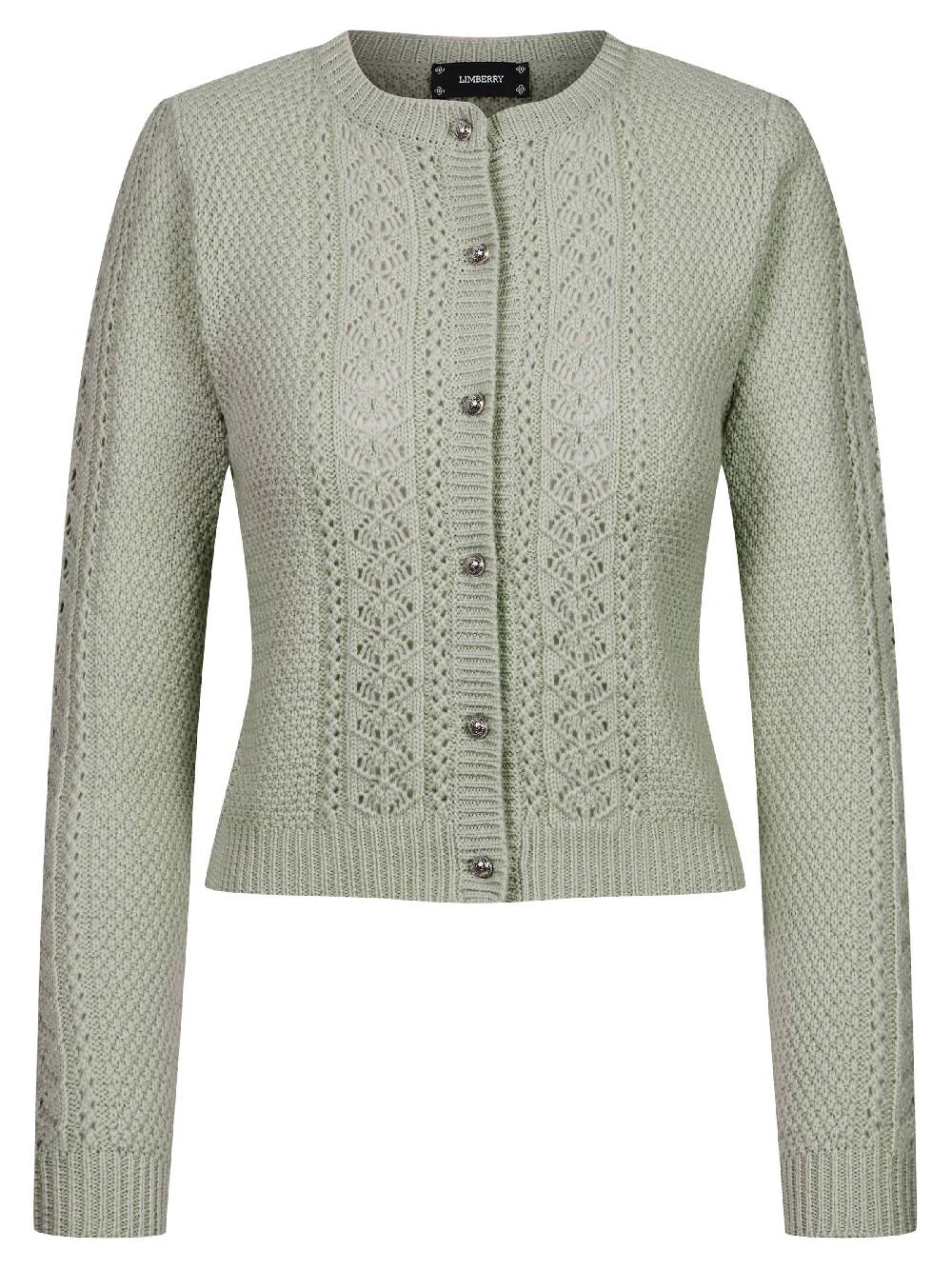 Limberry Salbeigrüne Strickjacke - EVI Muttertagsangebot