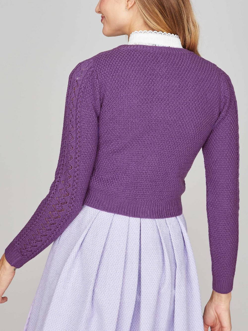 Limberry Strickjacke in Violett - EVI Vatertagsangebot