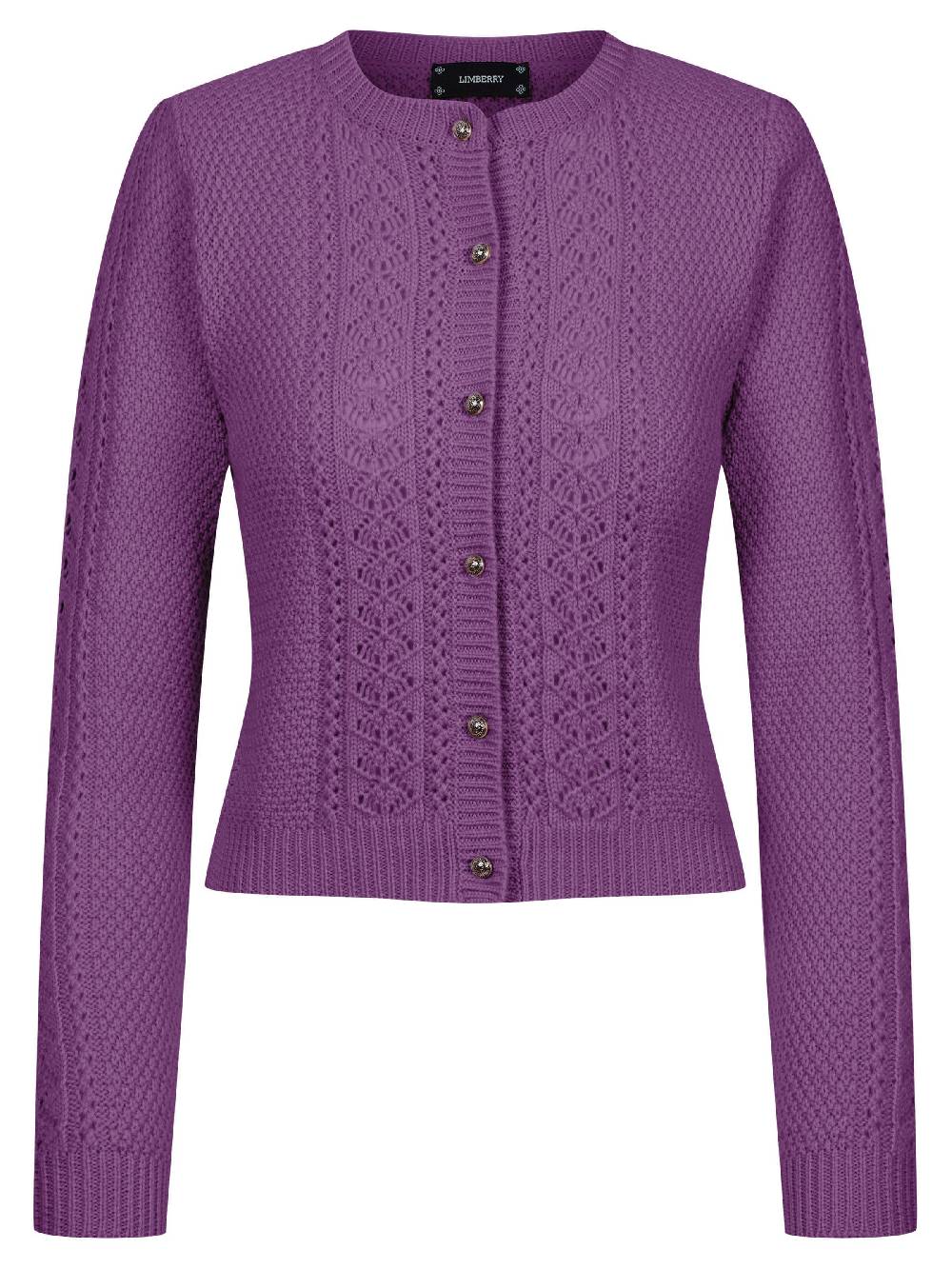 Limberry Strickjacke in Violett - EVI Vatertagsangebot