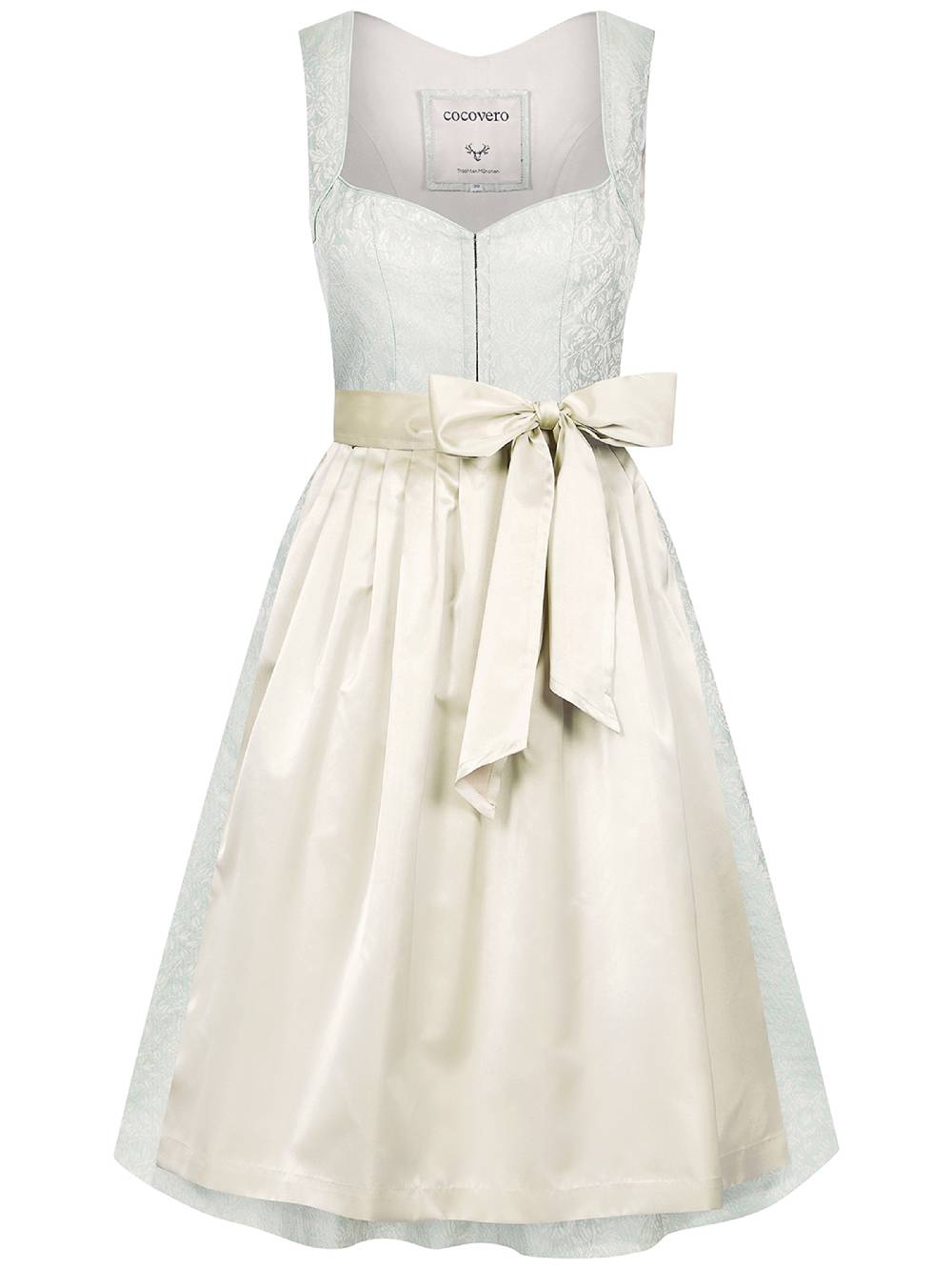 Limberry Hellgrünes Dirndl mit goldenem Muster - ANNELIE FLORAL WATER Neuheiten