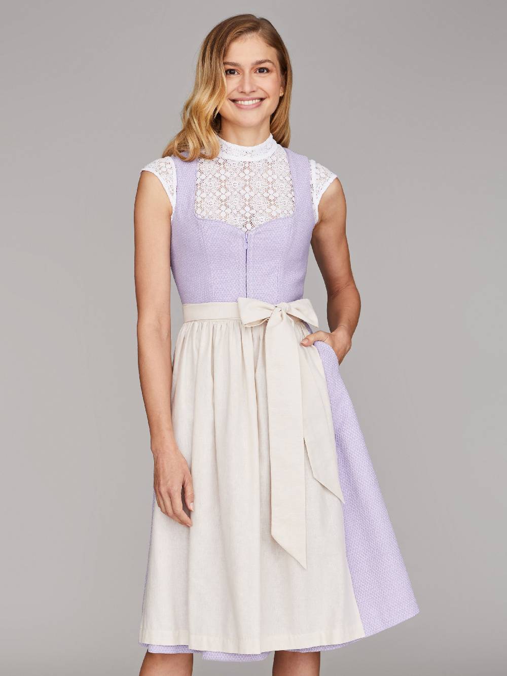 Limberry Flieder-farbenes Dirndl - JOAN PALE LAVENDER Räumungsverkauf
